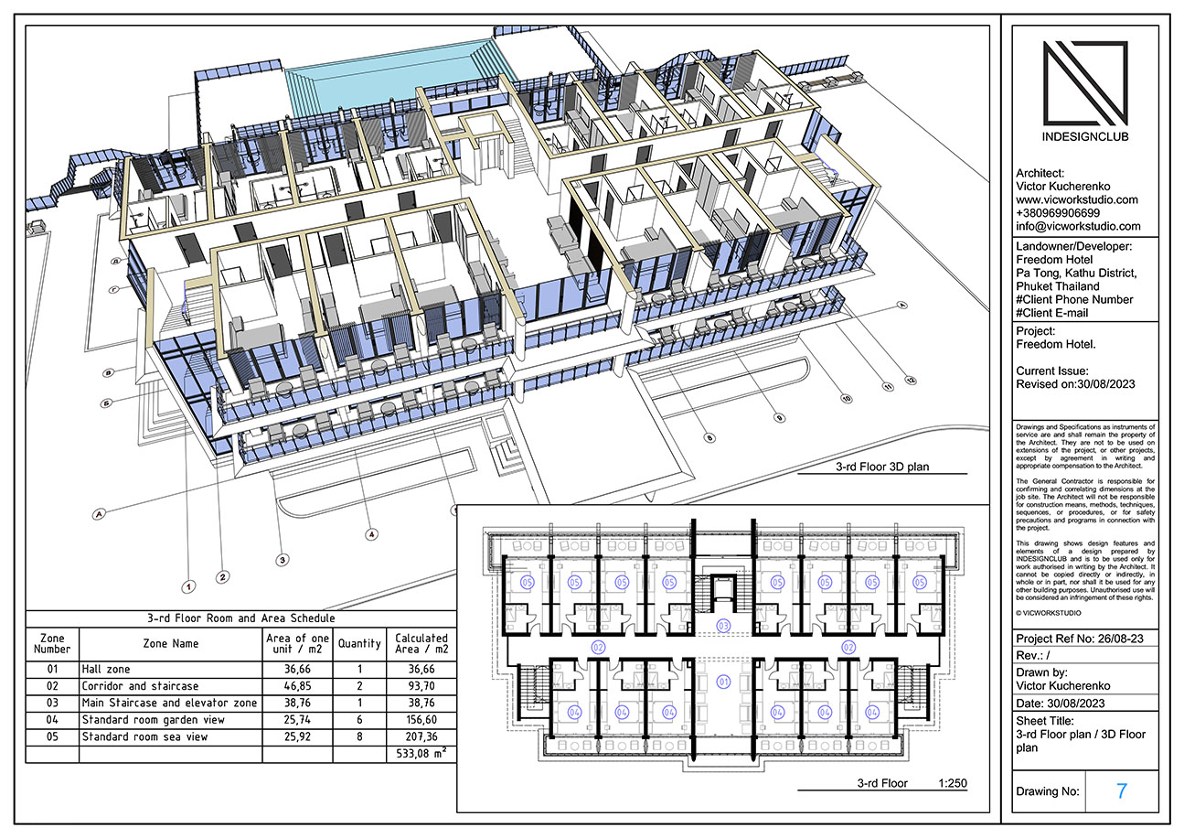 The Freedom Hotel BIM-model