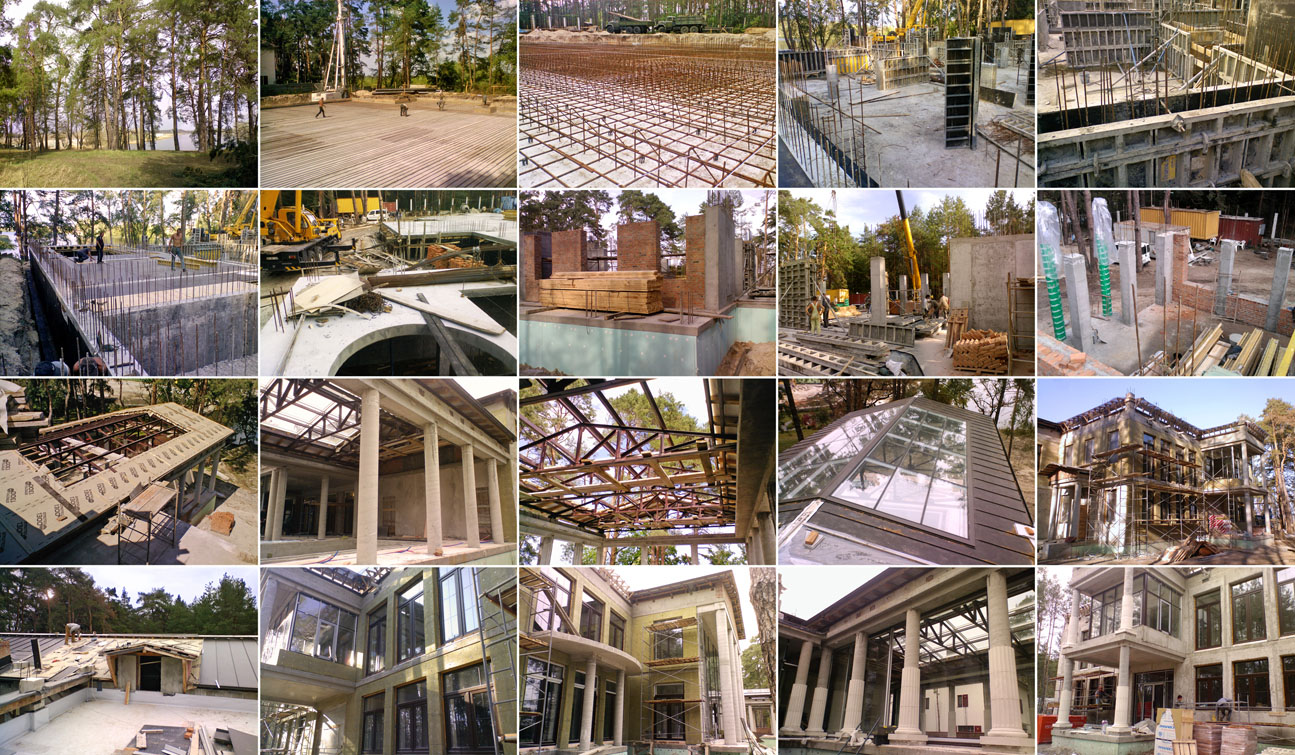 Construction process of private house A Posteriori Residence Gorgeous Classic style private house A Posteriori Residence image09