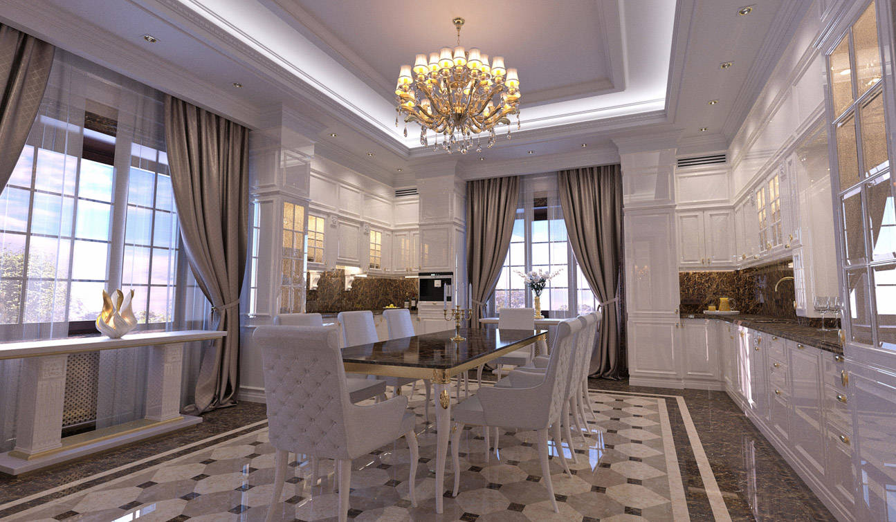 classic dining room interior design