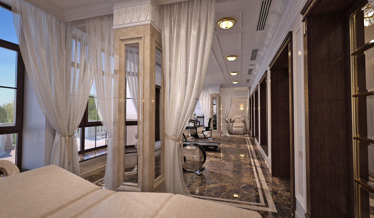 Indesignclub Massage And Fitness Room Interior In Luxury