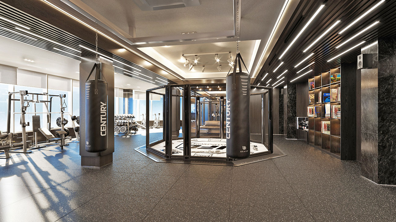 UFC Fit Sports Club Interior Design 05