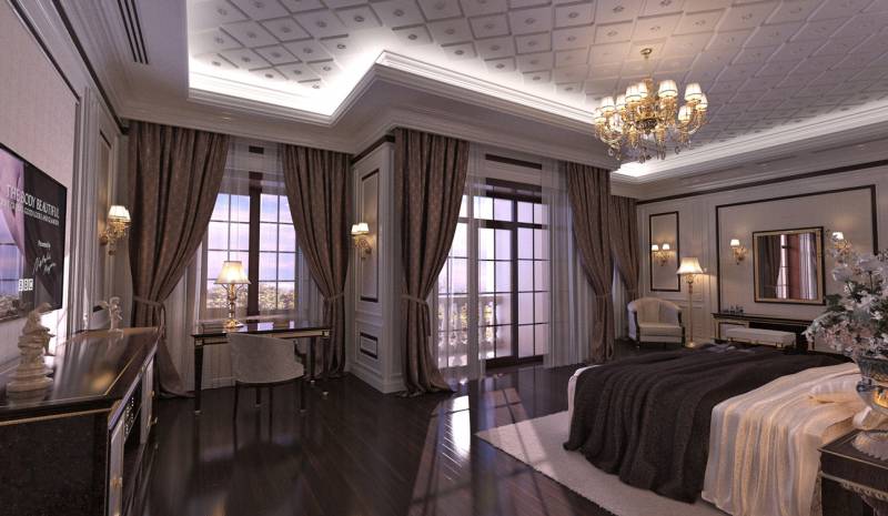 Classic Bedroom interior design in Traditional style