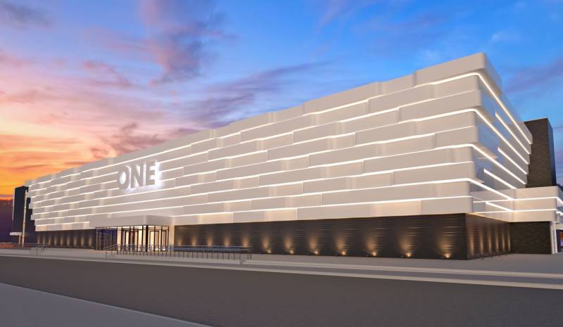 Concept design of a High-End Shopping Mall facade