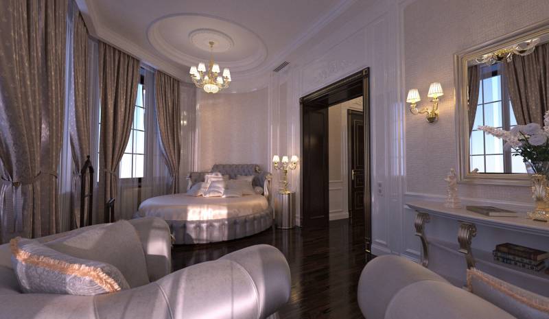 Luxury Bedroom Interior design in Art Deco style