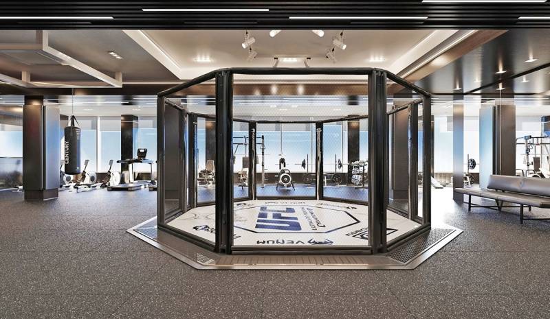 UFC Fit sports club Interior Design